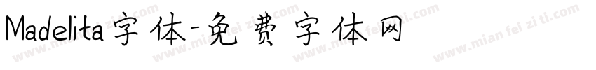 Madelita字体字体转换