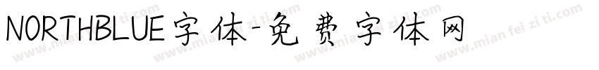 NORTHBLUE字体字体转换