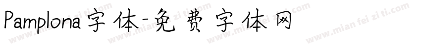 Pamplona字体字体转换