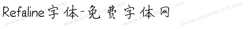 Refaline字体字体转换