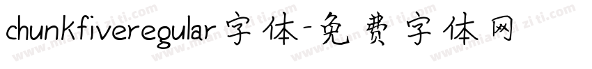 chunkfiveregular字体字体转换