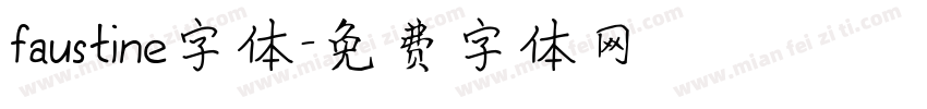 faustine字体字体转换