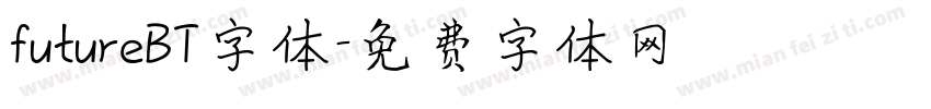 futureBT字体字体转换