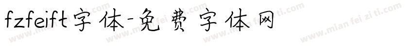 fzfeift字体字体转换