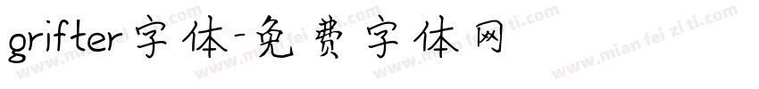 grifter字体字体转换