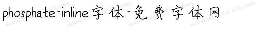 phosphate-inline字体字体转换