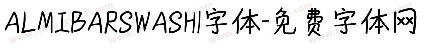 ALMIBARSWASH1字体字体转换