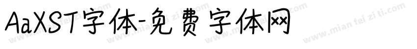 AaXST字体字体转换