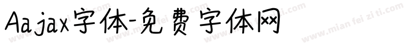 Aajax字体字体转换