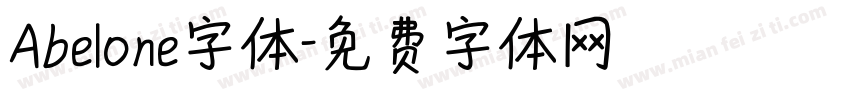 Abelone字体字体转换