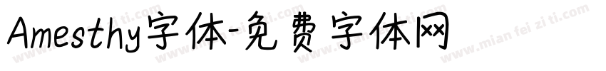 Amesthy字体字体转换