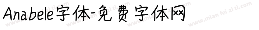 Anabele字体字体转换