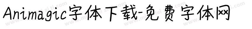 Animagic字体下载字体转换