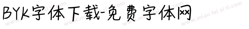 BYK字体下载字体转换