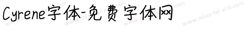 Cyrene字体字体转换