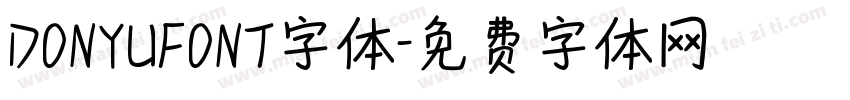 DONYUFONT字体字体转换