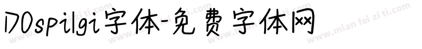 DOspilgi字体字体转换