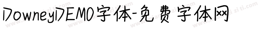 DowneyDEMO字体字体转换