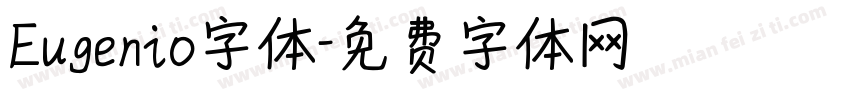 Eugenio字体字体转换