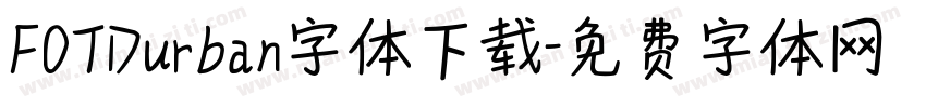 FOTDurban字体下载字体转换