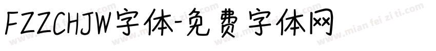 FZZCHJW字体字体转换