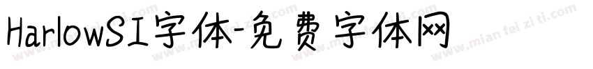 HarlowSI字体字体转换