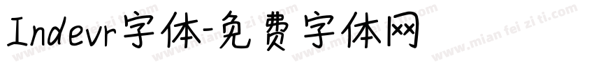Indevr字体字体转换