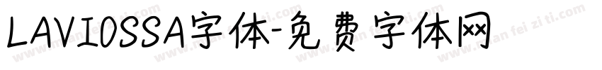 LAVIOSSA字体字体转换