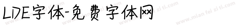 LDE字体字体转换