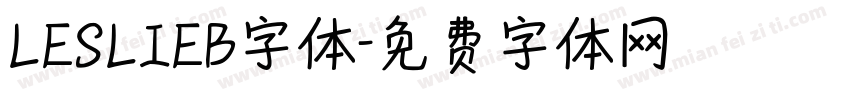 LESLIEB字体字体转换