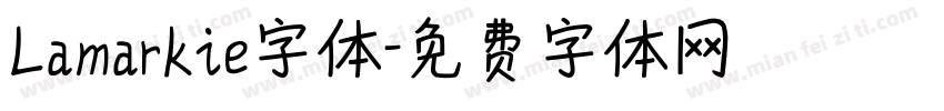 Lamarkie字体字体转换