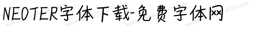 NEOTER字体下载字体转换
