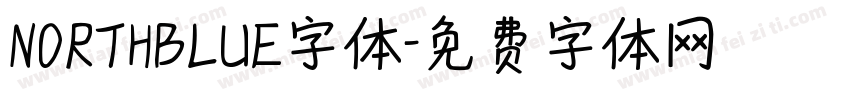 NORTHBLUE字体字体转换