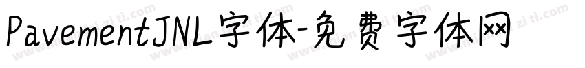 PavementJNL字体字体转换