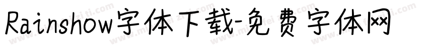 Rainshow字体下载字体转换