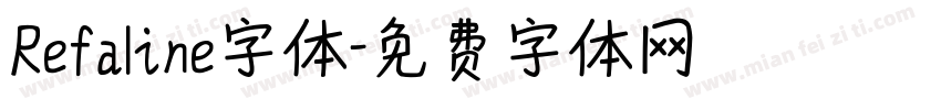 Refaline字体字体转换