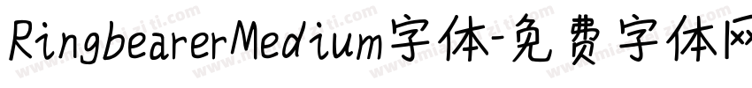 RingbearerMedium字体字体转换