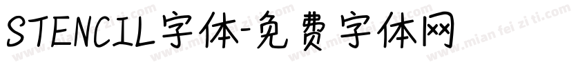 STENCIL字体字体转换