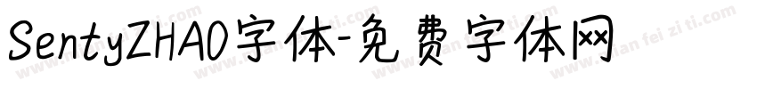 SentyZHAO字体字体转换