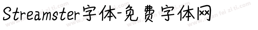 Streamster字体字体转换