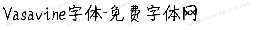 Vasavine字体字体转换