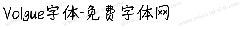 Volgue字体字体转换