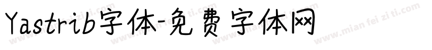 Yastrib字体字体转换