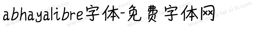 abhayalibre字体字体转换