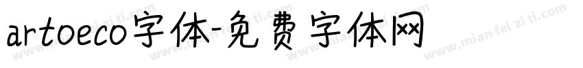artoeco字体字体转换