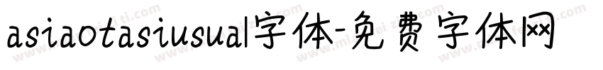 asiaotasiusual字体字体转换