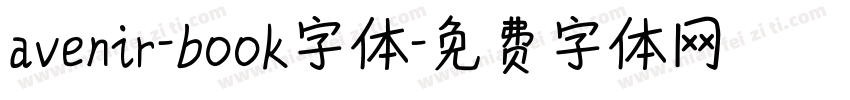 avenir-book字体字体转换