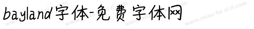 bayland字体字体转换