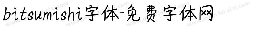 bitsumishi字体字体转换