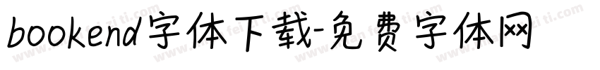 bookend字体下载字体转换
